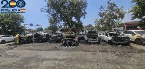 Incendio de veh&iacute;culos