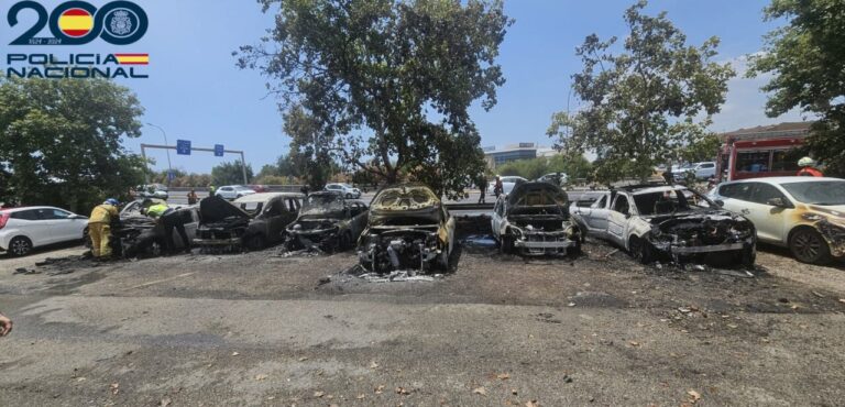 Incendio de vehículos