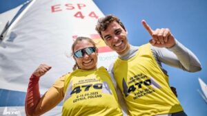 MARTA CARDONA JORDI XAMMAR campeones mundo 470 2025