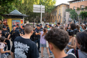 Manifestacion anti turismo