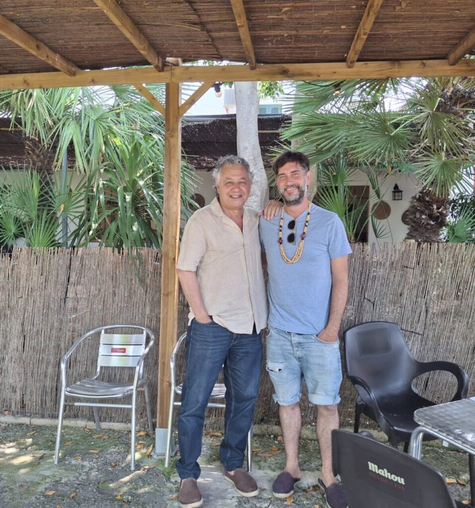 Marcos Torrandell junto a Xisco Barceló