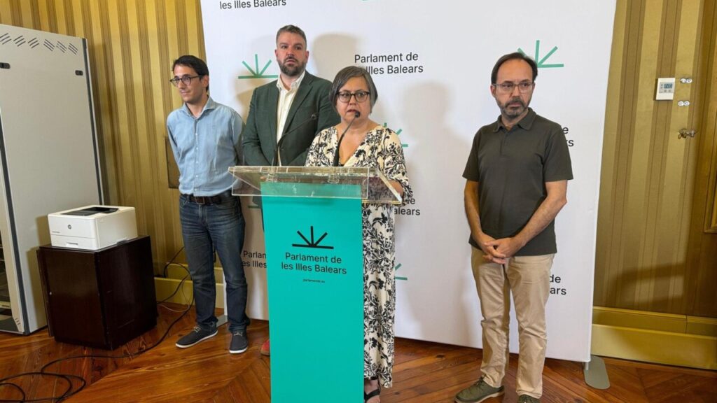 Portavoces Oposición Parlament