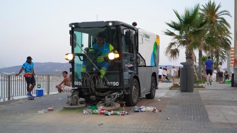 Emaya recoge más de 10 toneladas de residuos tras la Nit de Sant Joan