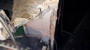 Se derrumba parte del techo de una vivienda en Llucmajor