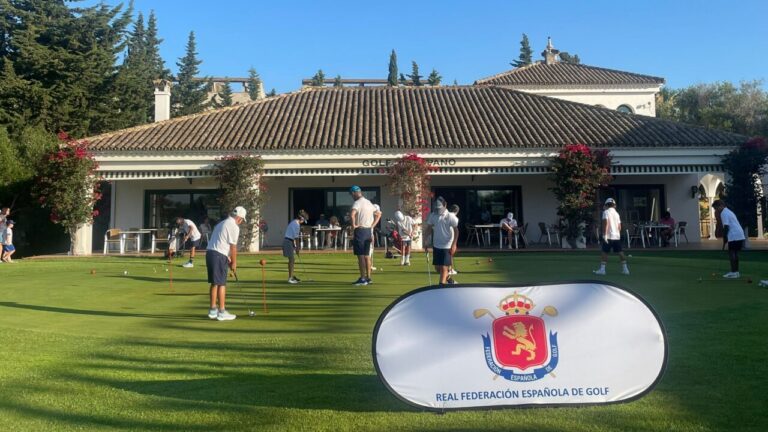 La alegría de la gran fiesta del golf español vuelve a Cádiz