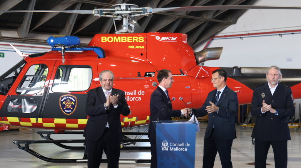 Así es 'Milana', el nuevo helicóptero de los Bombers de Mallorca
