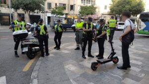 patinetes policia palma junio 2025