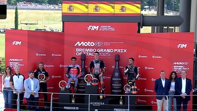 podio español mugello.moto2 2025