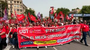 protesta sindical 1 mayo