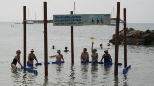 Trasmed y el Ayuntamiento de Eivissa impulsan la accesibilidad de la playa de &lsquo;Figueretes&rsquo;.