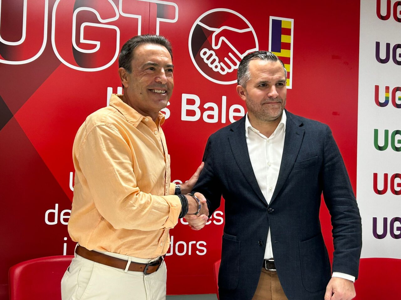 José García Relucio (UGT) y Javier Vich (FEHM). 