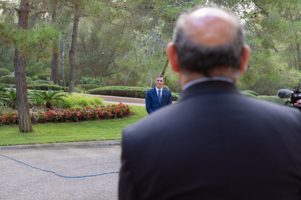 Despacho de Felipe VI con Pedro Sanchez