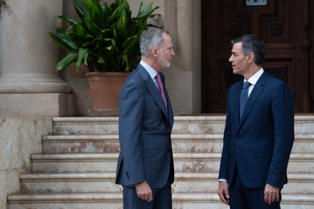 Despacho de Felipe VI con Pedro Sanchez
