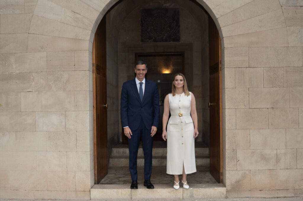 Despacho de Marga Prohens con Pedro Sanchez Despacho de Marga Prohens con Pedro Sanchez