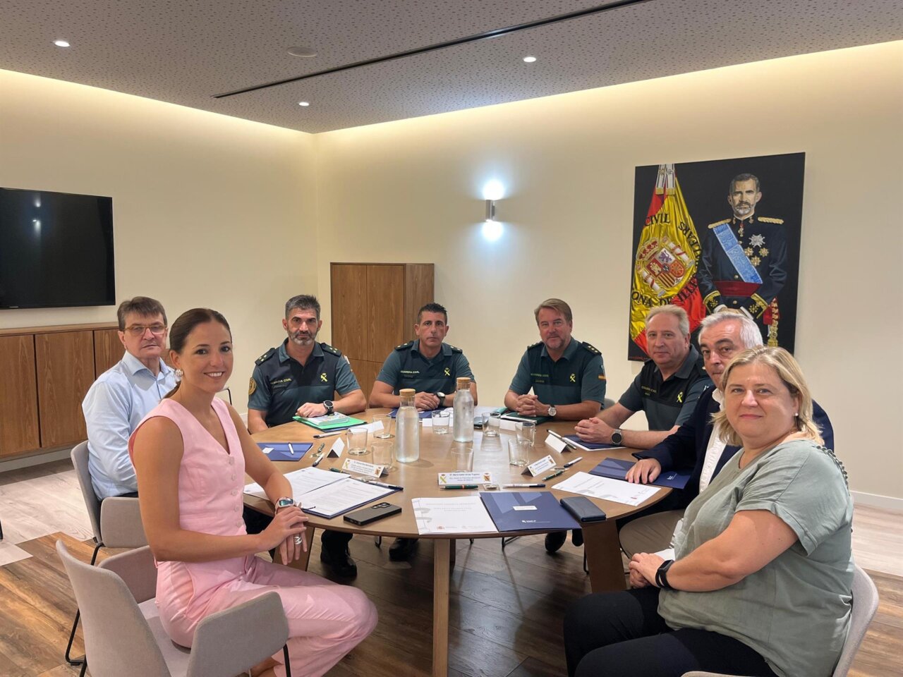 Reuni&oacute;n entre Consell de Mallorca y Guardia Civil