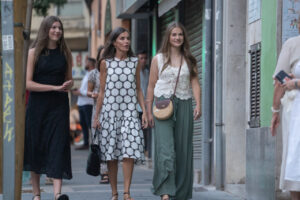 Letizia, Leonor y Sofía disfrutan de una tarde de cine