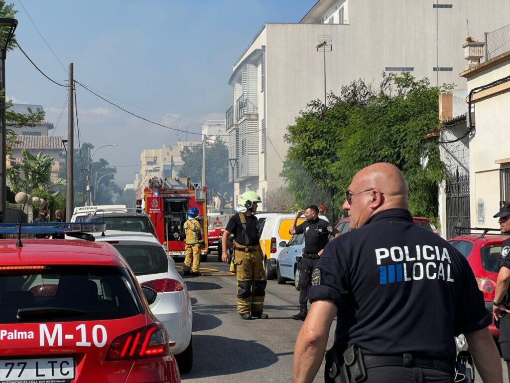 Nuevo incendio en una vivienda okupada de la calle pablo iglesias de Palma 12