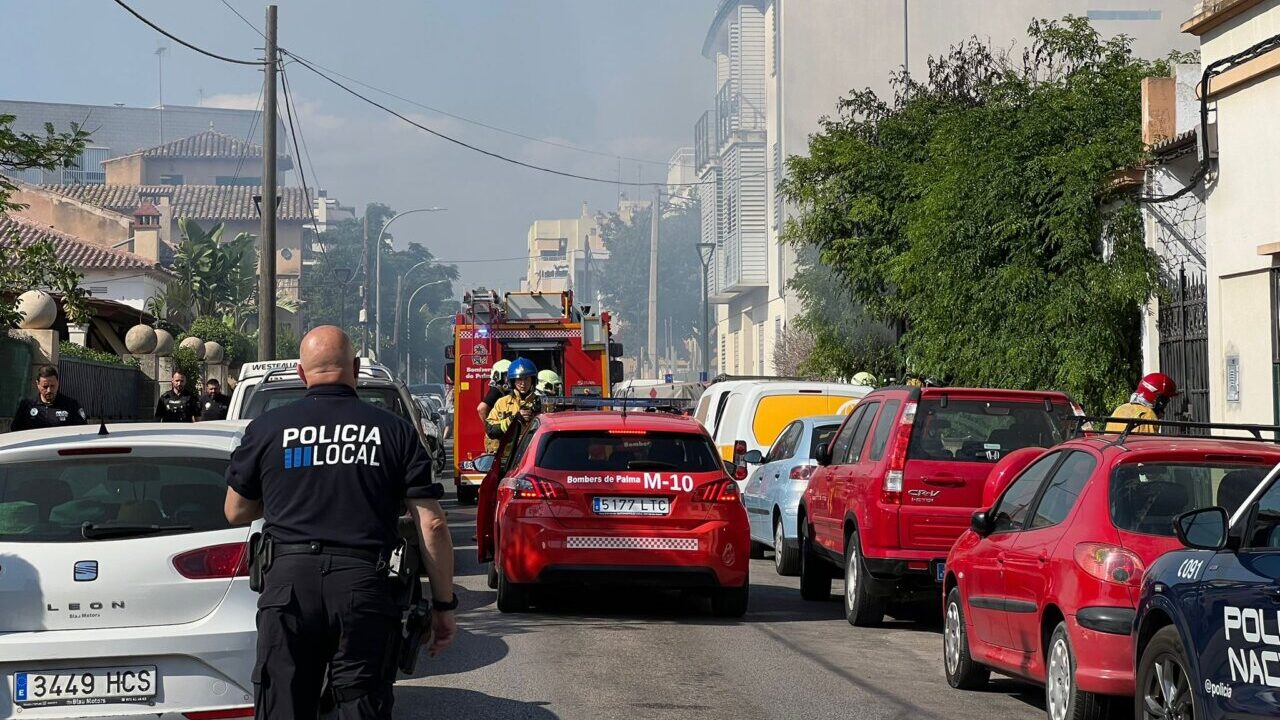 Nuevo incendio en una vivienda okupada de la calle pablo iglesias de Palma 18