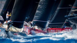 Salida de la clase Club Swan 50 en una anterior edición de la Copa del Rey