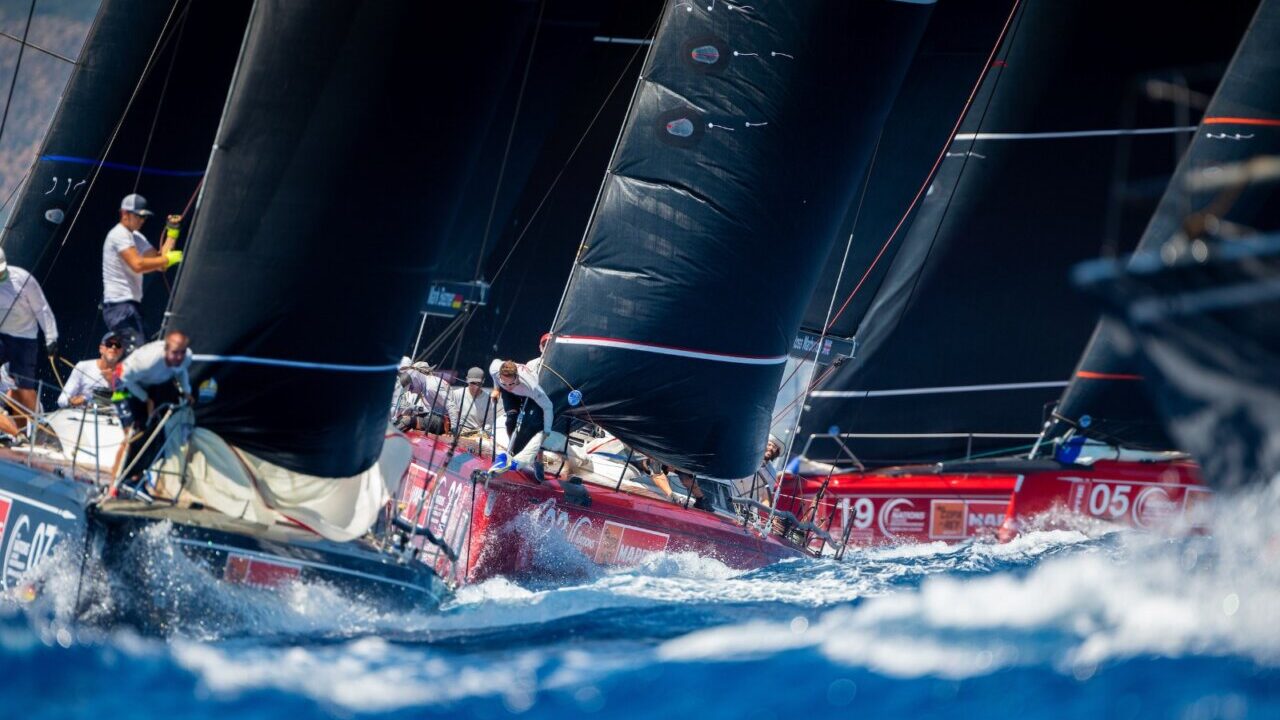 Salida de la clase Club Swan 50 en una anterior edición de la Copa del Rey