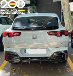 Veh&iacute;culo incautado