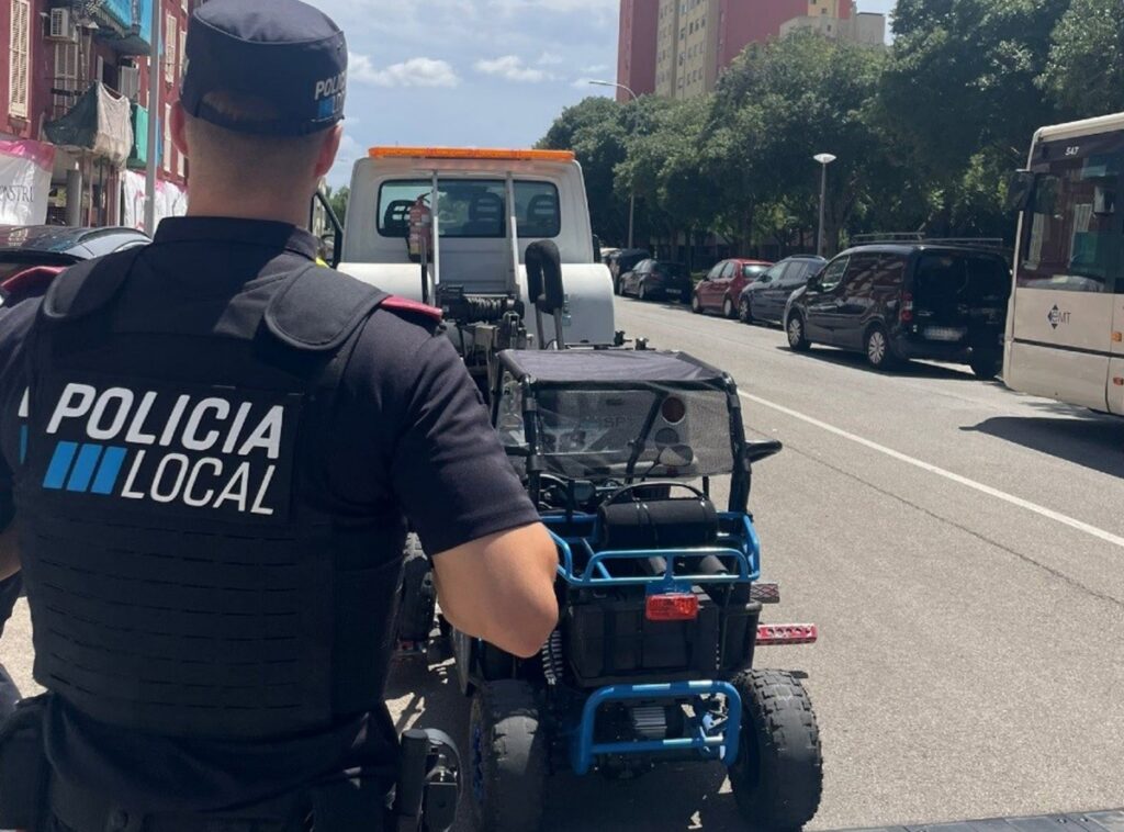 Vehículo Electrico usado por menor en La Soledad