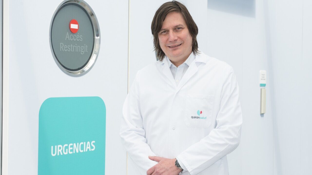 el doctor Roswell Gonzalez, jefe del servicio de Urgencias del Hospital Quirónsalud Palmaplanas