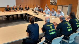 Emergencias visita los centros de control de red y de generaci&oacute;n de Endesa