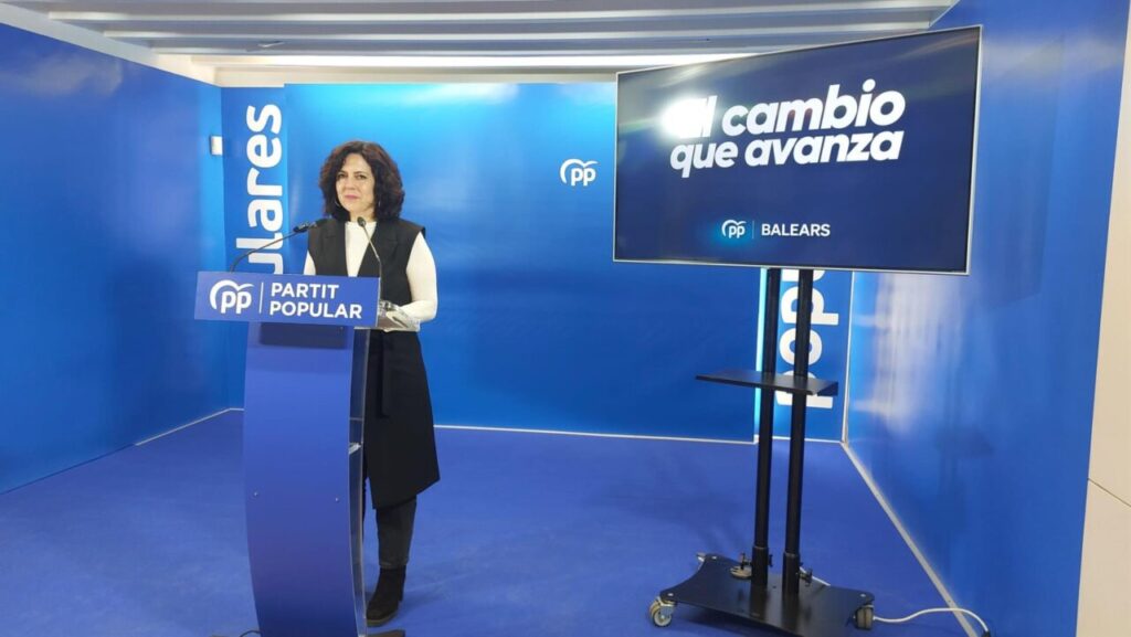 Archivo - La diputada del PP y secretaria general del PP en Baleares, Sandra Fernández, en una imagen de archivo
