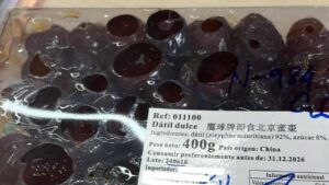 Intervenido un lote de fruta desecada de China por no indicar en su etiquetado conservantes que pueden dar alergia