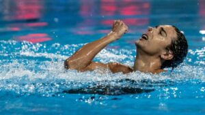 Nataci&oacute;n art&iacute;stica/Mundial. Jordi C&aacute;ceres firma el sexto puesto en Solo Libre en su estreno mundialista