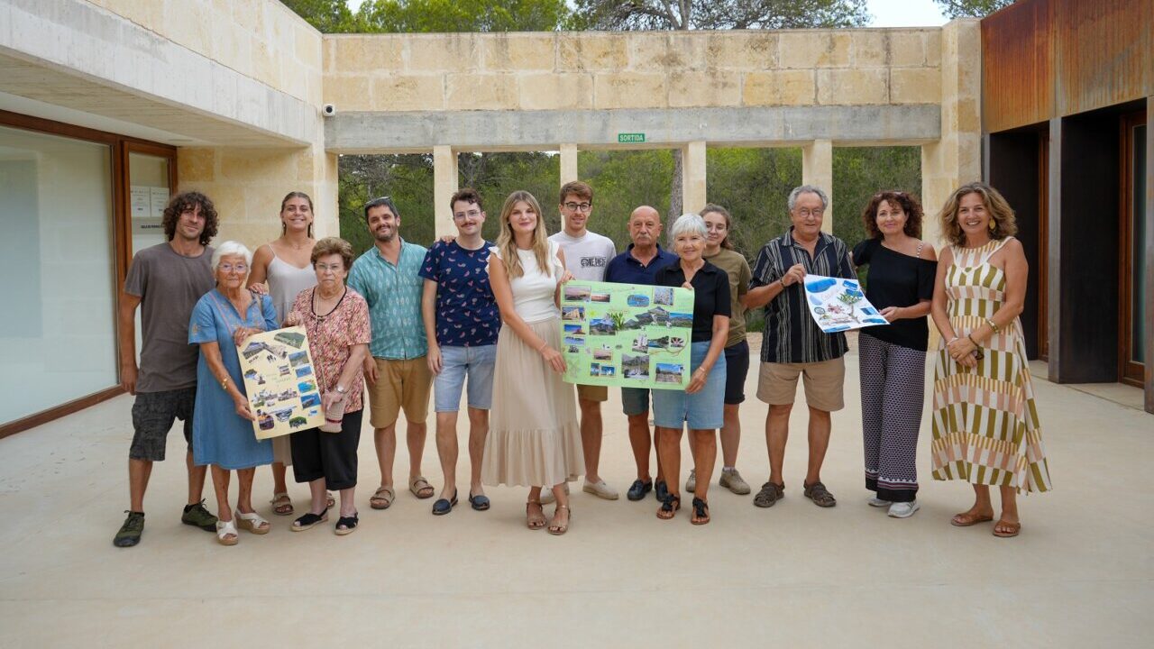 Mayores y jóvenes de Calvià se unen en torno al patrimonio del municipio