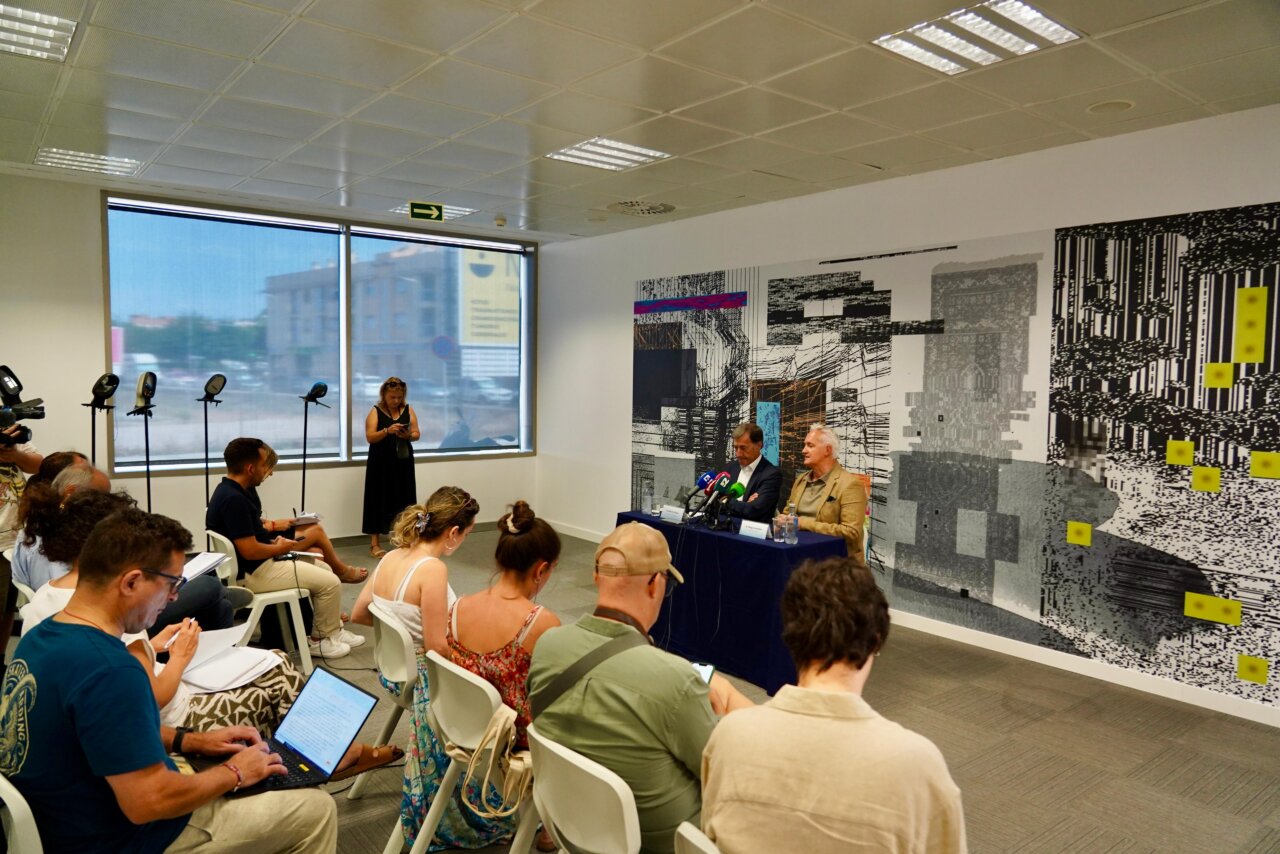 momento de la rueda de prensa