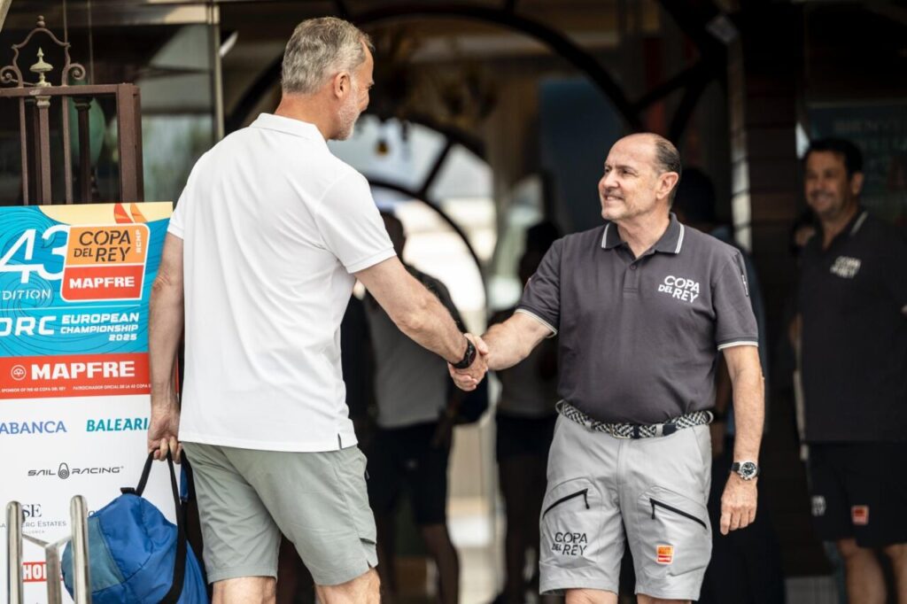 El rey Felipe VI participa en la primera regata de la Copa del Rey Mapfre en Palma