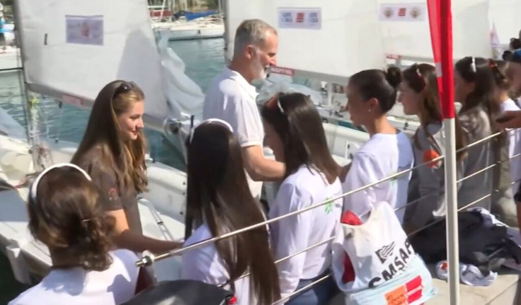Felipe VI y Leonor Copa Mapfre
