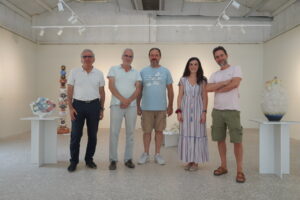 Los miembros del jurado y la regidora de Cultura, Carmen Cañellas.