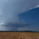Una tromba monumental sorprende a Lloret en plena ola de calor
