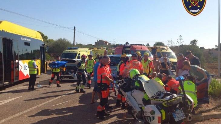 accidente multiple portocristo
