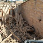 Espectacular derrumbe de una vivienda en Inca