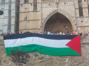 La bandera de Palestina en Dalt Murada - EUROPA PRESS