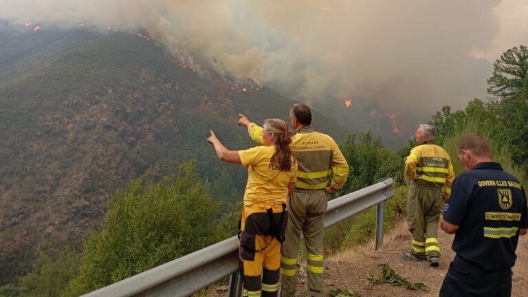 incendio leon