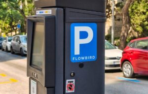 Una máquina de la ORA en Palma.