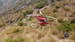 Helicóptero Milana de los Bomberos de Mallorca