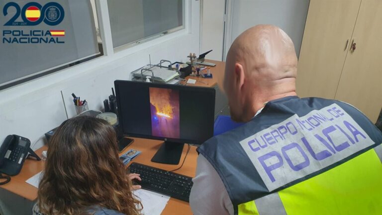 policia nacional incendio palma