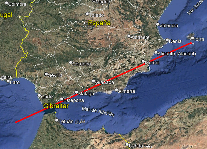 trayectoria bola de fuego