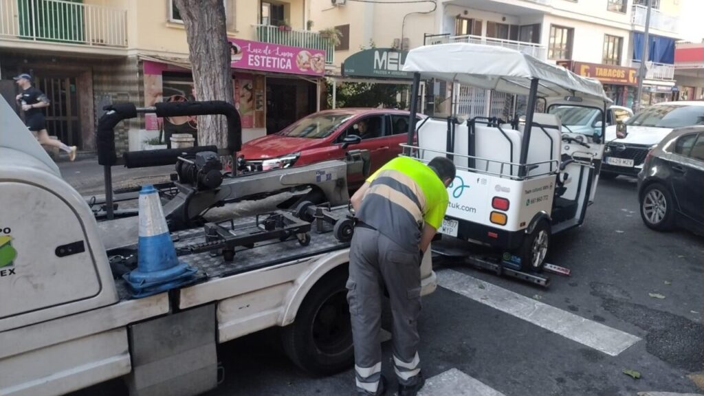 Multa de hasta 9.000 euros para un 'tuk tuk' reincidente en Palma