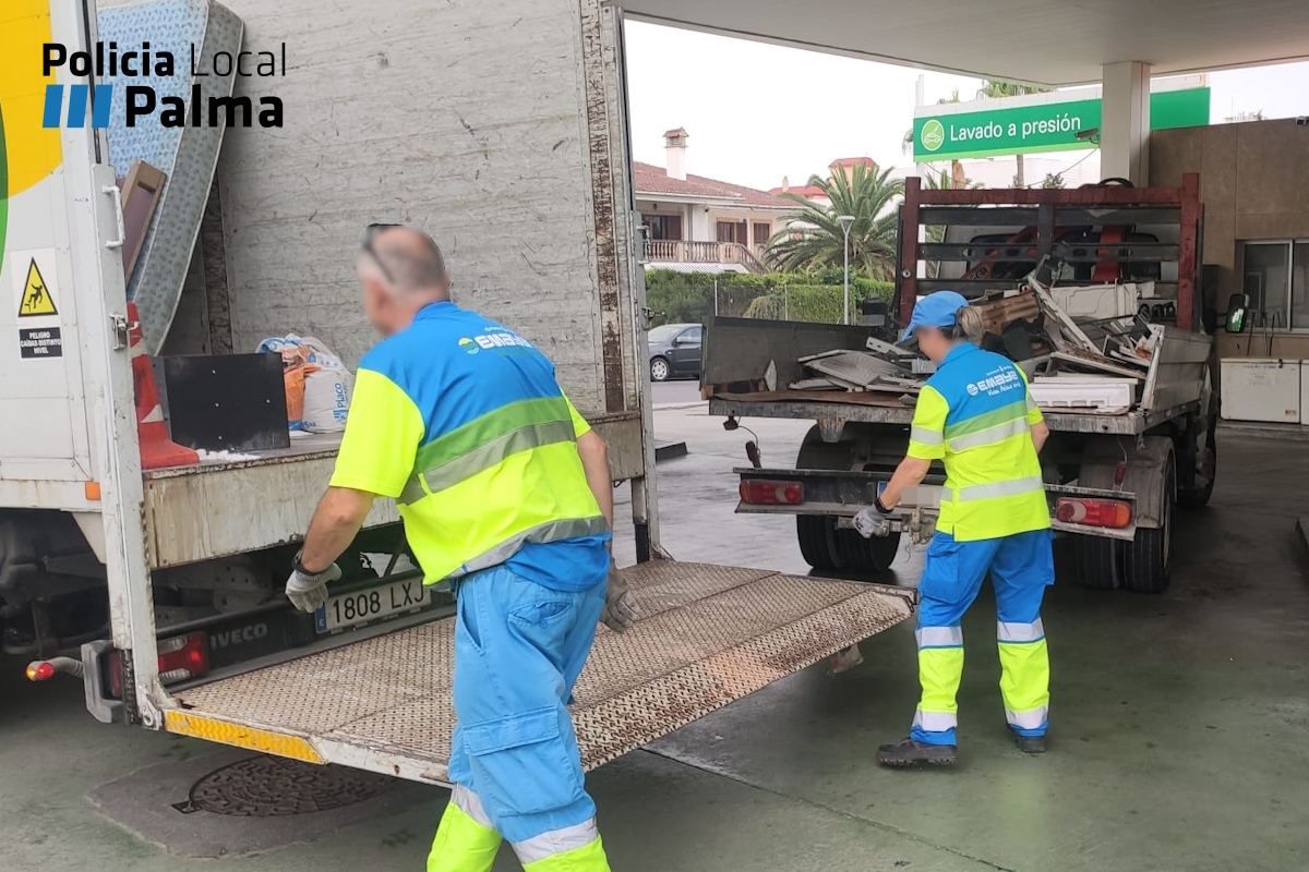 Retirada camión sin ITV y conductor con carné caducado