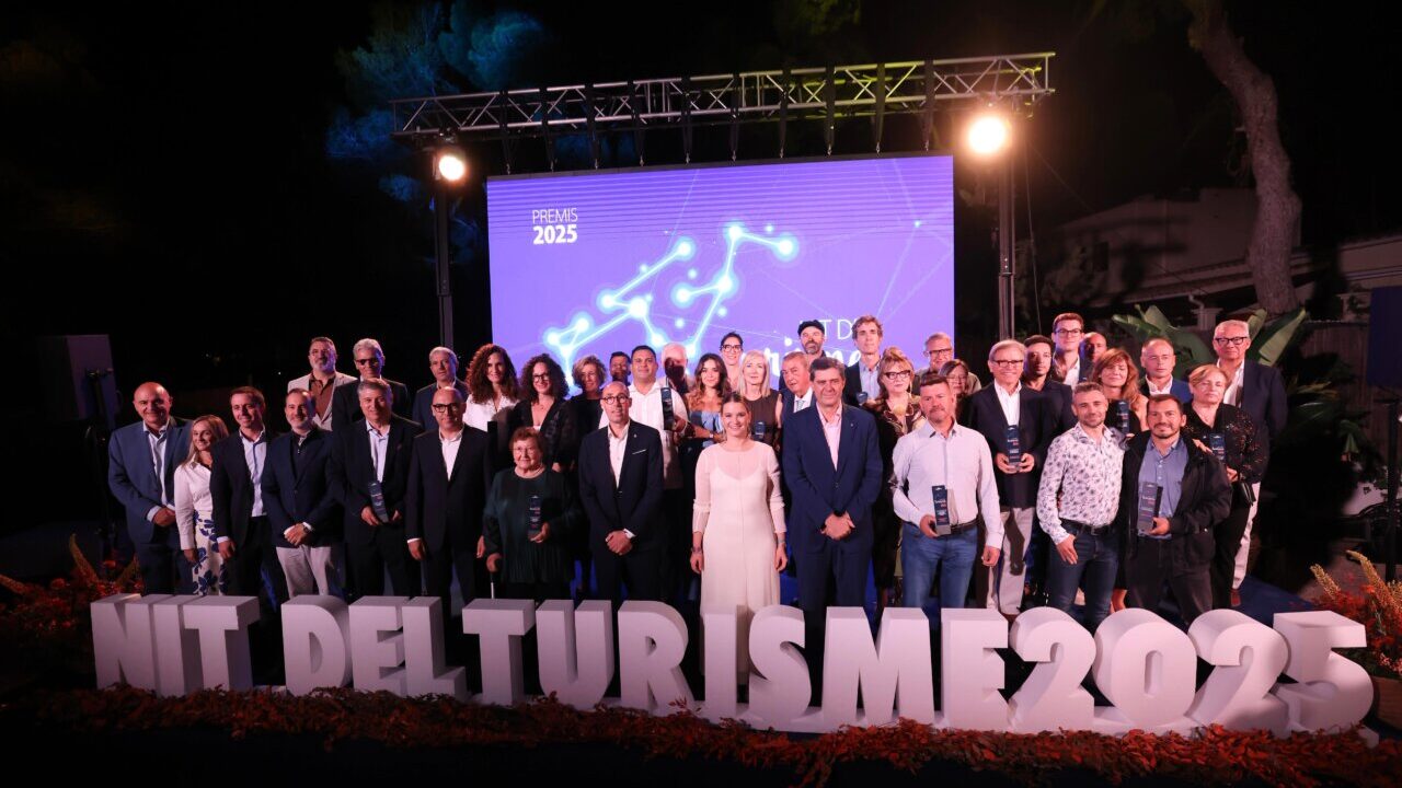 Premios del Turismo 2025 durante la IX Nit del Turisme, en Formentera