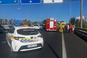 Accidente de tráfico en Vía de Cintura