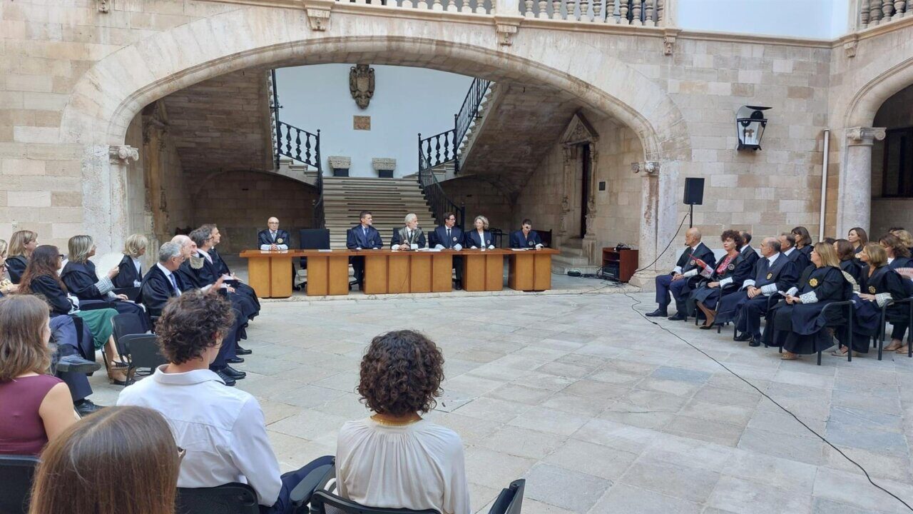 Acto de toma de posesión del nuevo presidente de la Audiencia Provincial de Palma, Gabriel Oliver